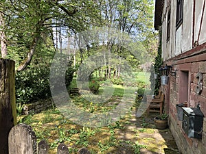 old mill in the forest of odes