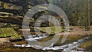 Old mill with Kamenice river