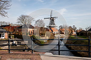 The old mill with the name `Dutch prosperity