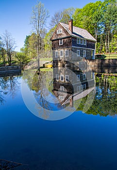 Old mill by the pond