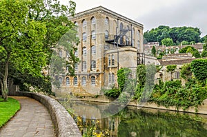 Old mill, River Avon, Bradford on Avon, Wiltshire, England