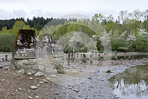 Remnants of the Old Mill site at the head of the Burrard Inlet photo