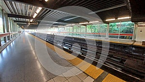 Old mill subway station interior