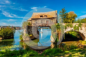 Old Mill in Vernon Normandy France photo
