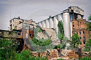 Old milling plant. Rostov-on-Don, Russia