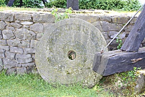 Old millstone