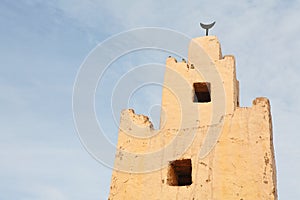 Old minaret in Morocco