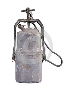 Old mine carbide lamp photo