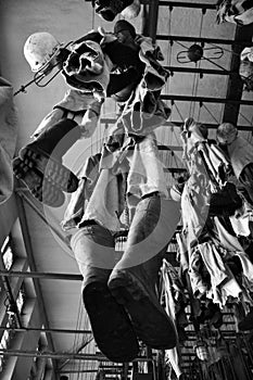 Old mine clothes room