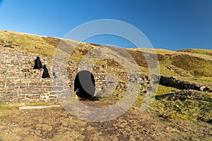 Old mine entrance at Nenthead, Cumbria, UK