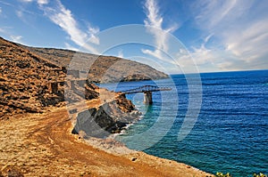 Old mine in Serifos island