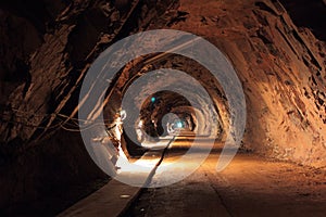 Old mine tunnel