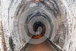 Old Mine Tunnel at  Karangahake gorge.