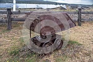 Old mine wagon