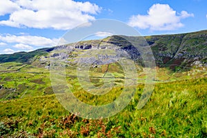 The old mine workings on Kirkstone Pass in the Lake District, England, UK