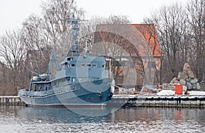 Old minesweeper in Baltiysk