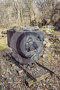 Old mining cart, Somoska, Siatorska Bukovina, Slovakia