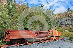 Old Mining Equipment near Con Mine Site, Yellowknife, Northwest Territories, Canada