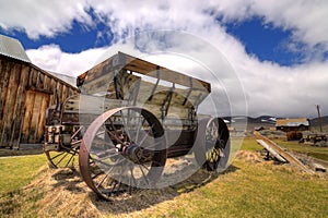 Old Mining Ore Wagon