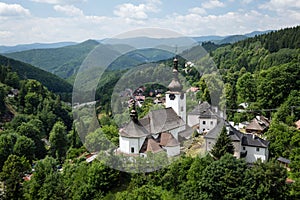 Stará hornická obec Špania Dolina, Slovensko