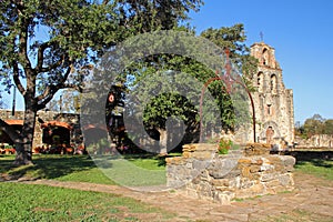 Old Mission Espada and Well