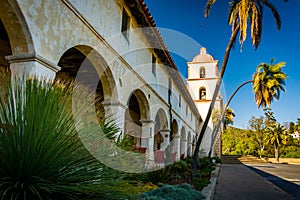 Old Mission Santa Barbara, in Santa Barbara, California. photo