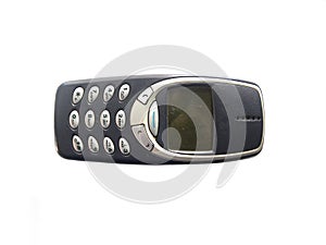 Old mobile phone with keypad