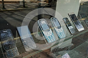 Old mobile phones and used smartphones