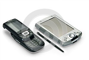 Old mobile and pocket.