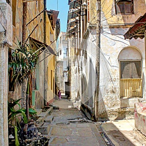 Old Mombasa town in Kenya Coast photo