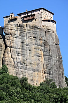 Old monastery of Rousanou in Meteora