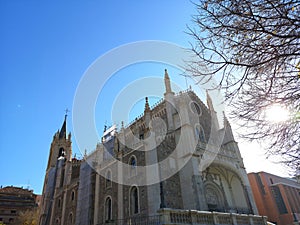 Church and old monastery of San JerÃÂ³nimo el Real, in Madrid, Spain. photo