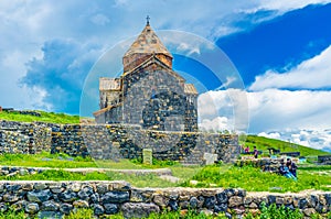 The old Monastery on Sevan Lake