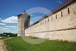 Old monastery wall, Russia