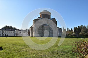 An old monastry at the Black Sea resort town of Pitsunda in the Republic of Abkhazia