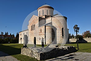 An old monastry at the Black Sea resort town of Pitsunda in the Republic of Abkhazia