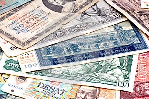 Old money Czechoslovak (Czech).