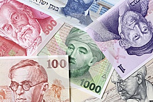 Old money from Israel, a background