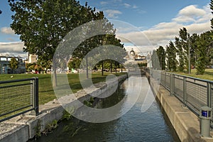 Old Montreal scene photo