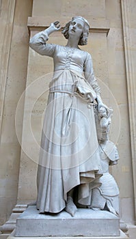 Old Monument of Jeanne d'Arc (Joan of Arc)