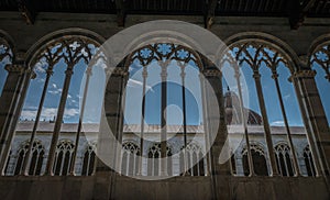 Old monumental cemetery on Piazza dei Miracoli in Pisa, Tuscany, Italy