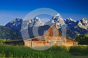 Old Mormon Barn in the Tetons photo