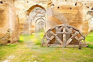 Old moroccan granary in the cat