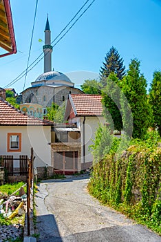 Old mosque in Bosnian town Travnik
