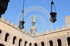 Old mosque in cairo in egypt