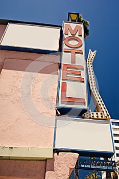 Old motel sign