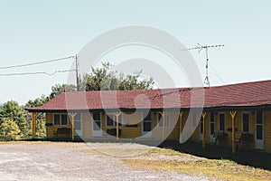 An old motel in Warren, Maine