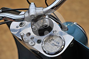 Old Motor Roller Cockpit