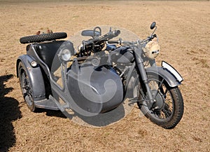 Starý motocykel 