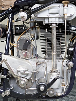 Old motorcycle engine